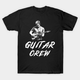 Guitar Crew Awesome Tee: Strumming with Humorous Melodies! T-Shirt